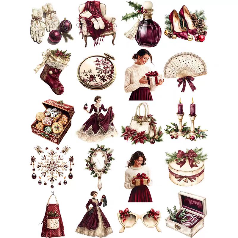 Journal sticker packs (Christmas)