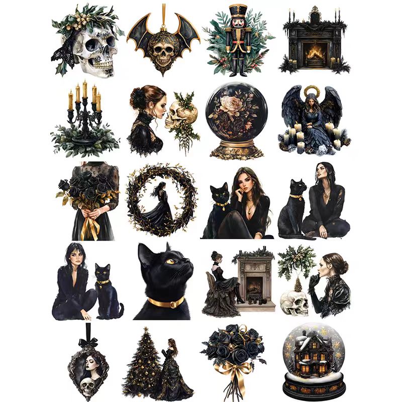 Journal sticker packs (Christmas)