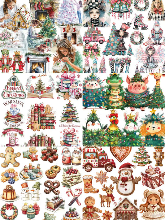 Journal sticker packs (Christmas)
