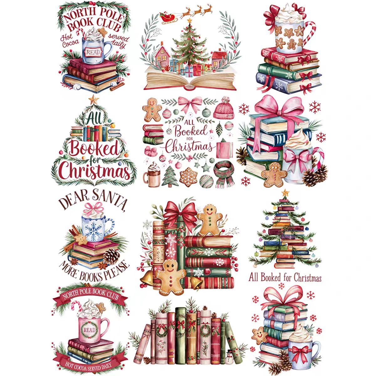 Journal sticker packs (Christmas)