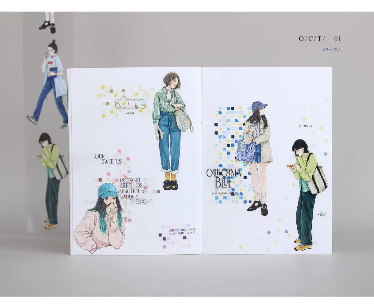 Journal tape (Character) 5cm*10m/roll