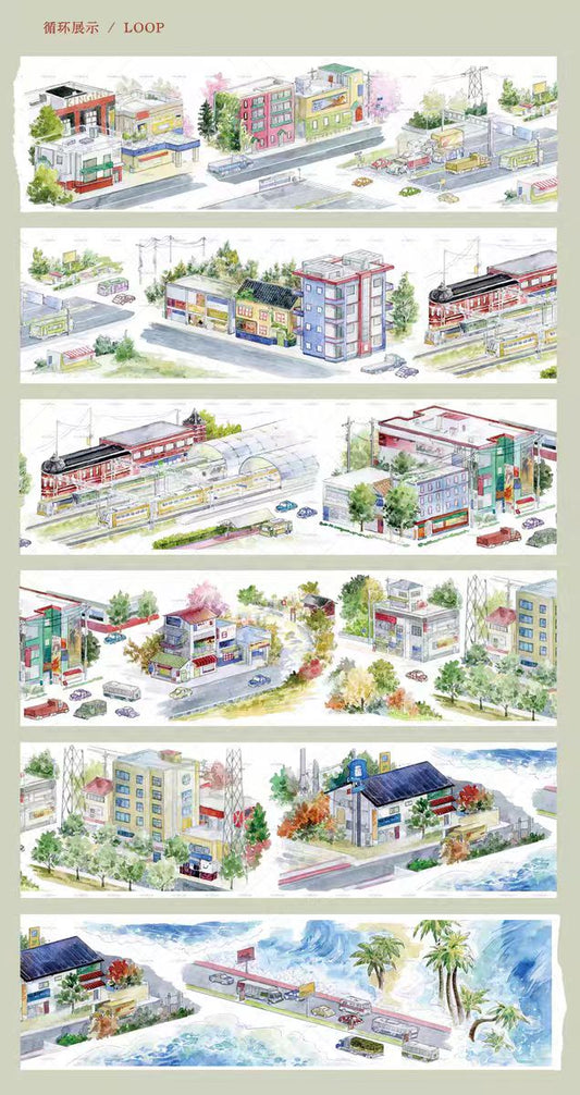 Journal tape (City) 6cm*10m/roll