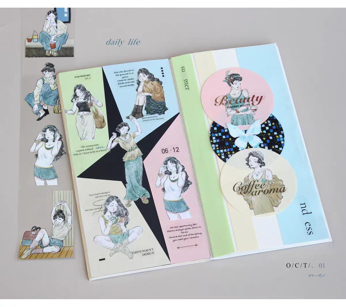 Journal tape (Character) 5cm*5m/roll