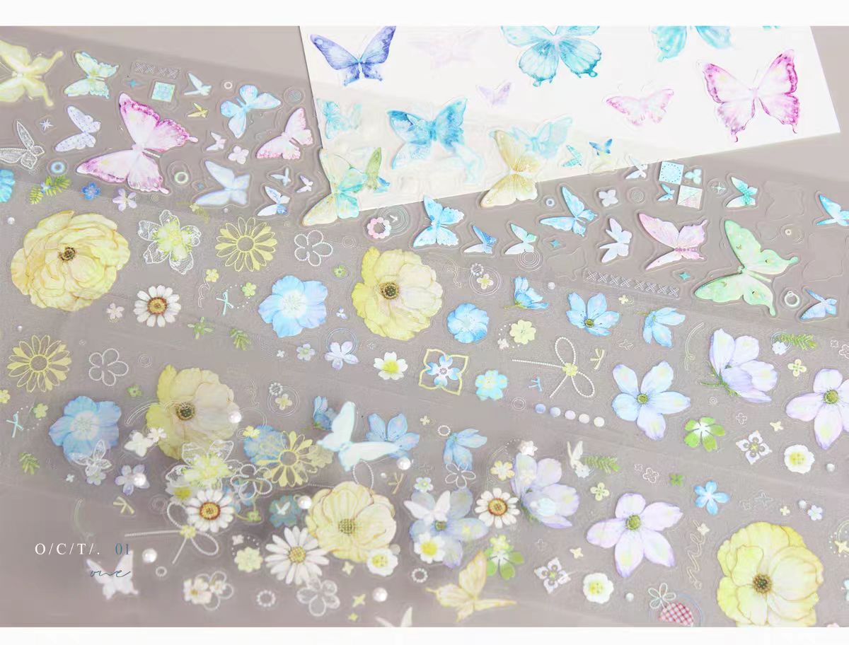 Journal pre-cut PET tape (5cm*6m/roll)