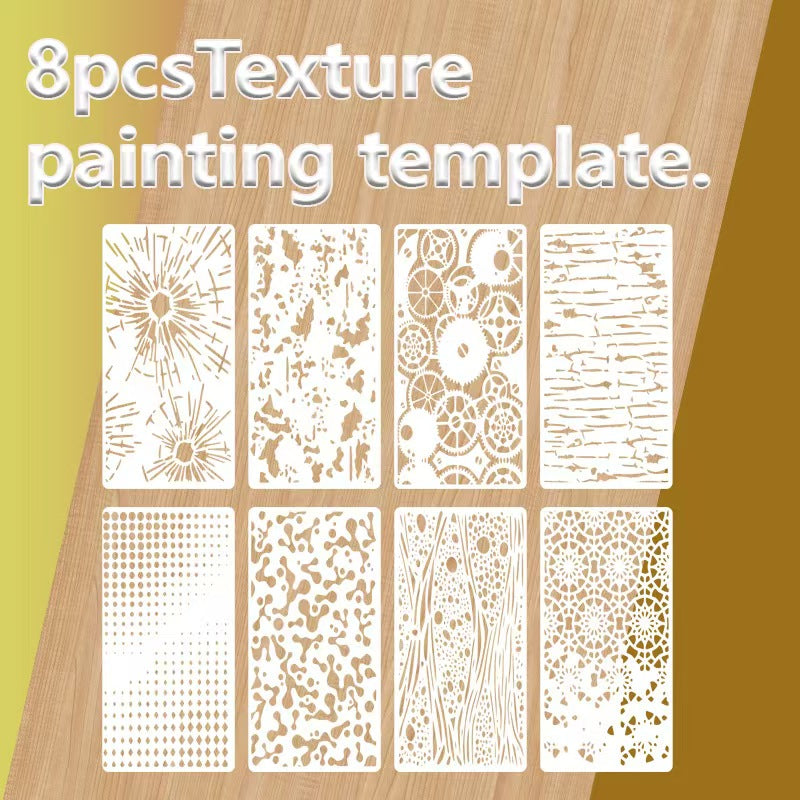 Scrapbook plastic stencils sets