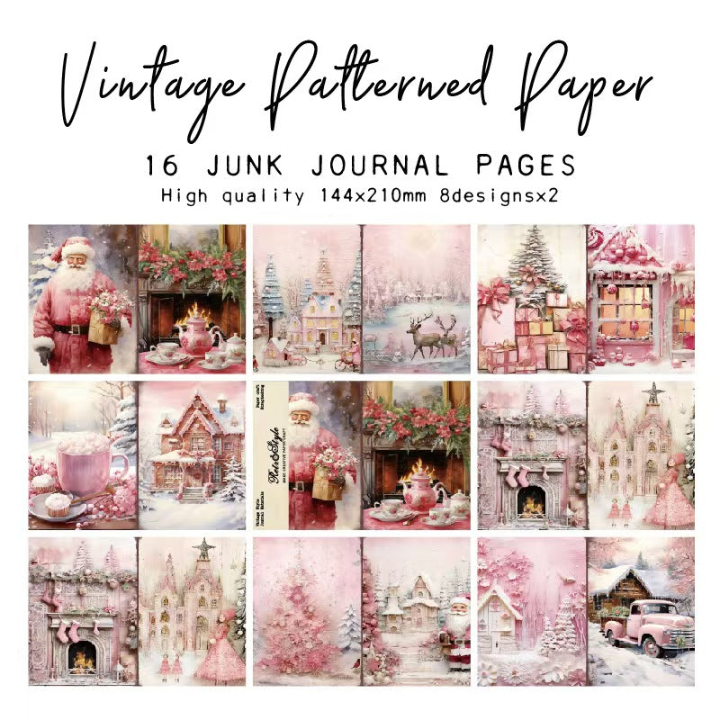 A5 Journal paper packs (Christmas) 16 sheets/pack