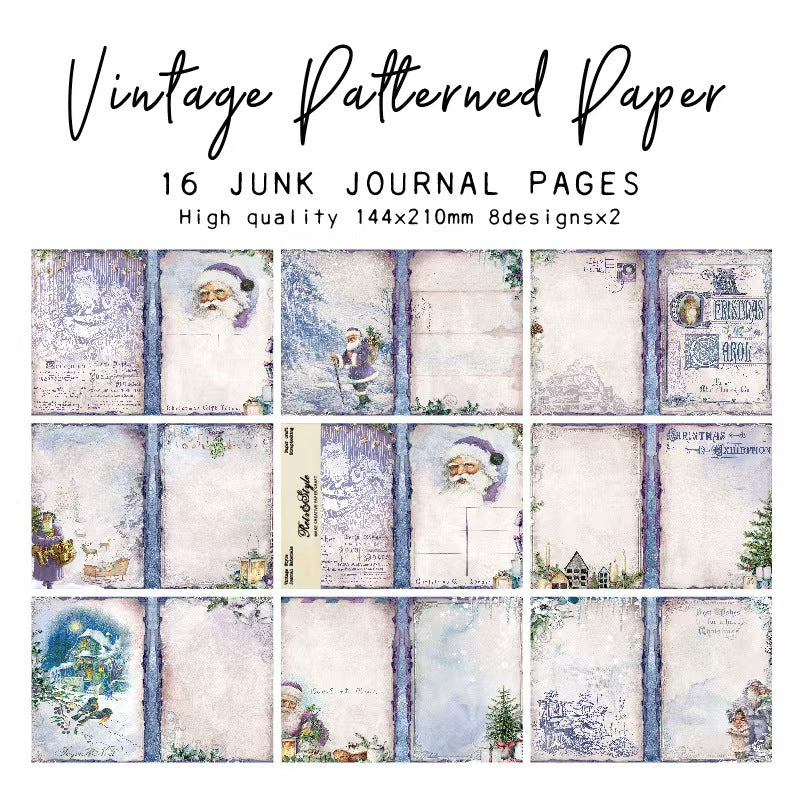 A5 Journal paper packs (Christmas) 16 sheets/pack