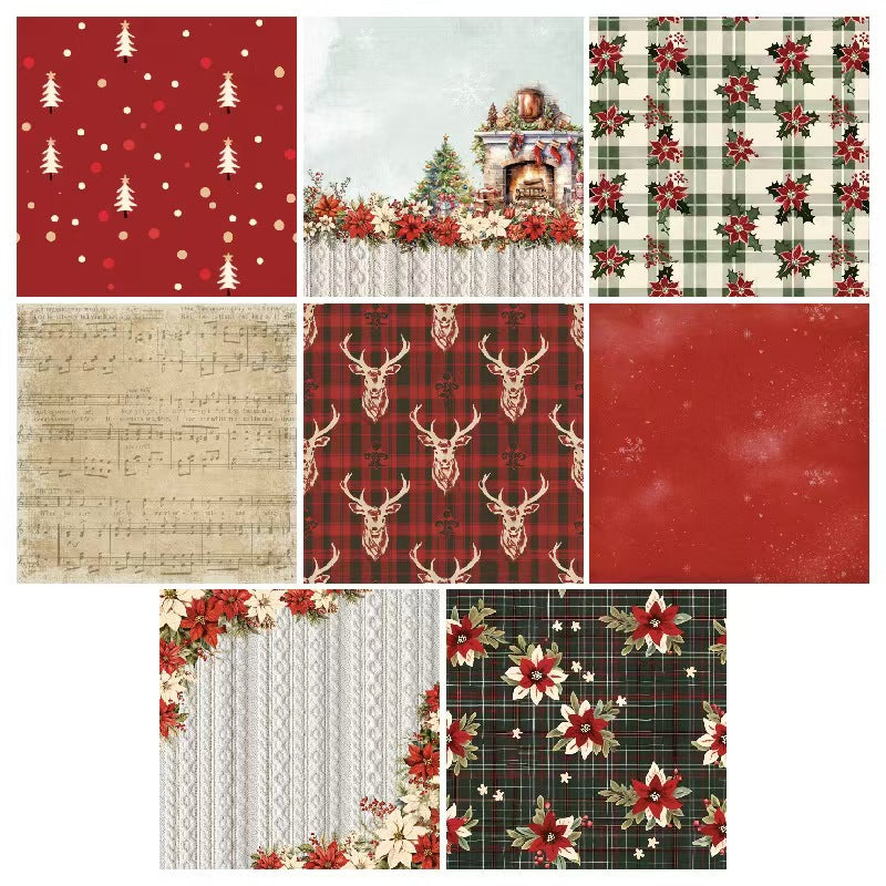 6 inch Journal paper packs (Christmas) 24 sheets/pack