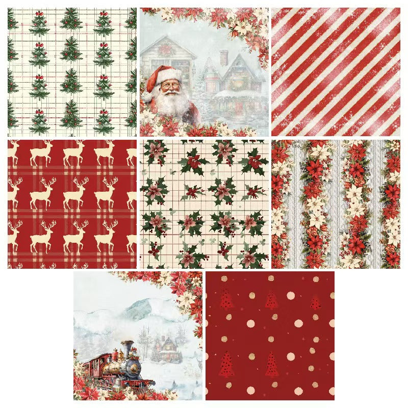6 inch Journal paper packs (Christmas) 24 sheets/pack