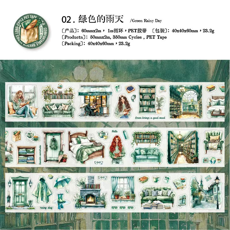 Journal PET tape (60mm*2m/roll)