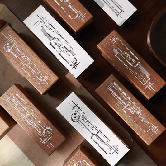 Wooden stamp (2.5*7.8cm)