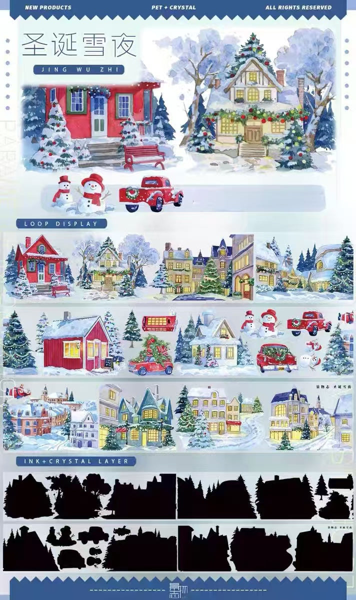 Journal PET tape (Christmas) 5m/roll