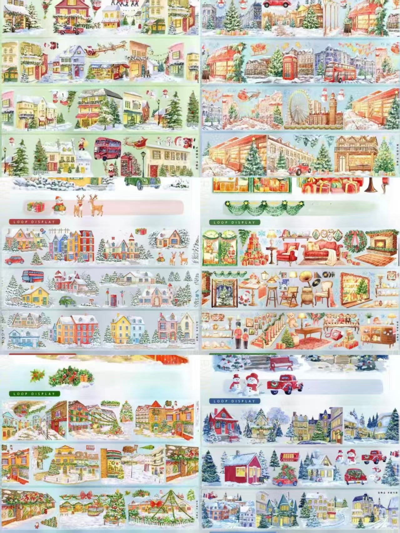 Journal PET tape (Christmas) 5m/roll