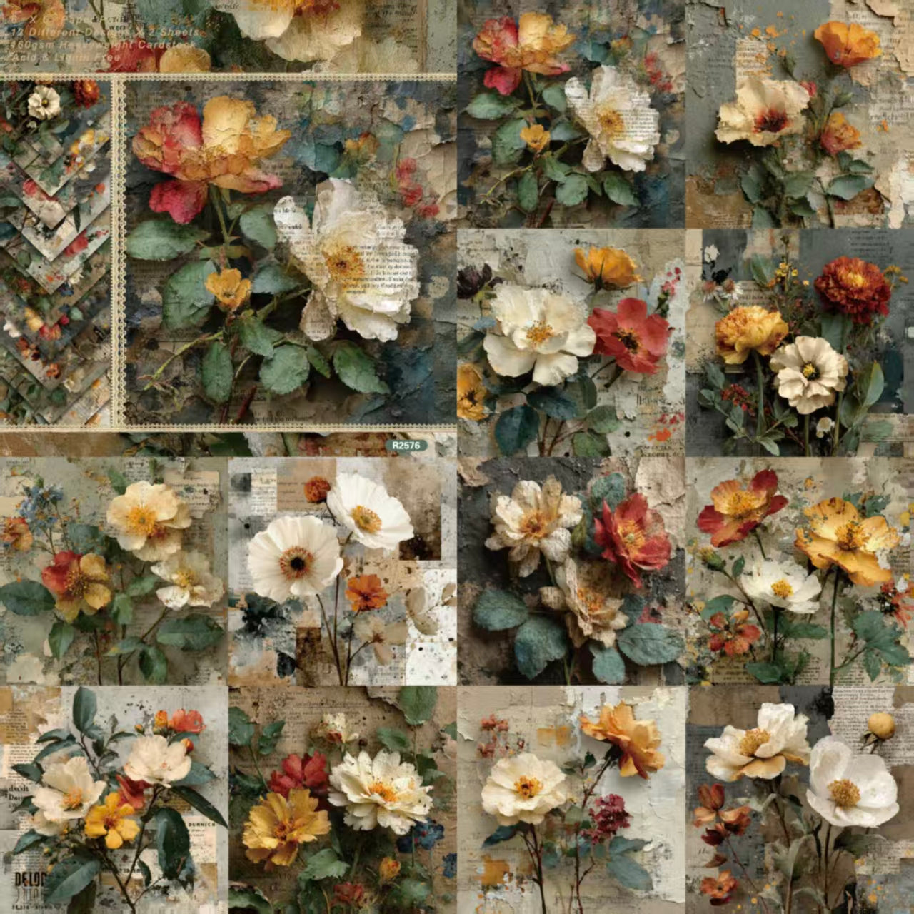 6 inch Journal paper packs (24 sheets/pack)