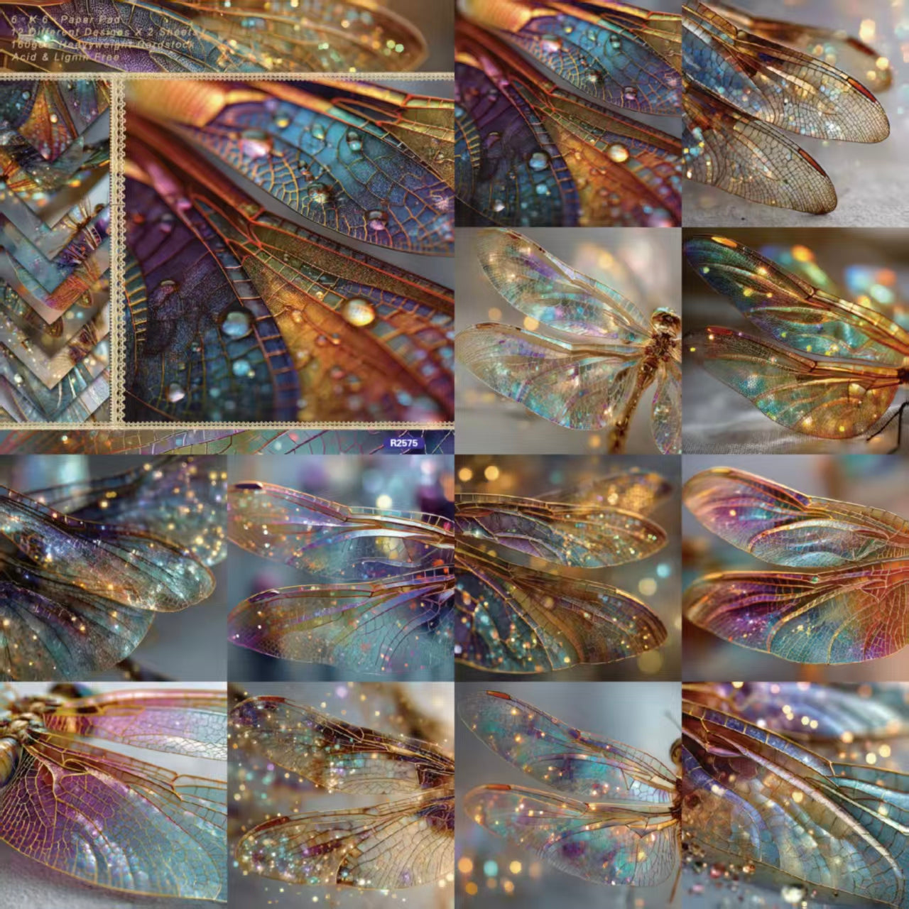 6 inch Journal paper packs (24 sheets/pack)