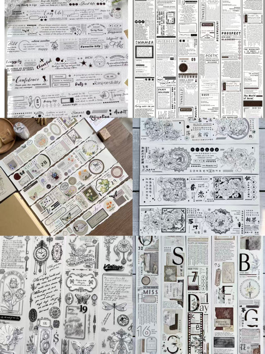 Journal Text tapes (5m/roll)