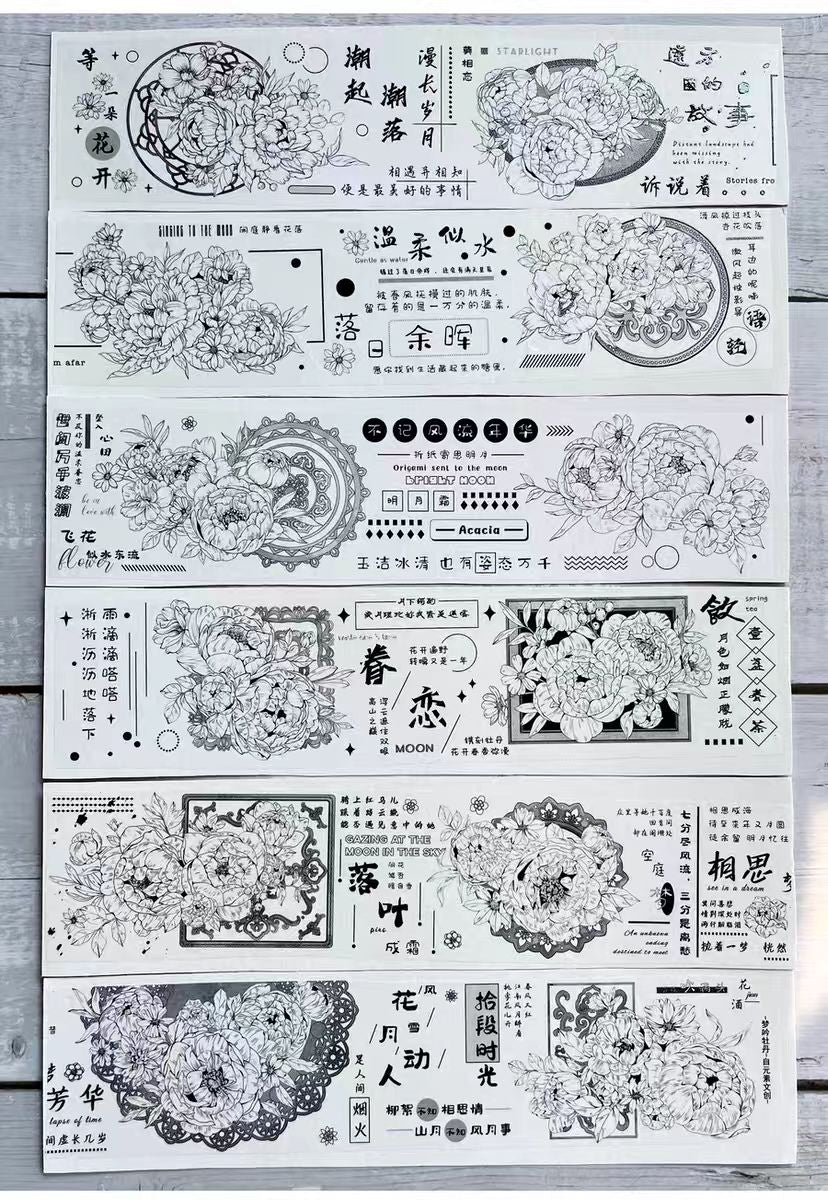 Journal Text tapes (5m/roll)