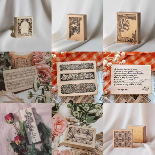 Wooden stamps