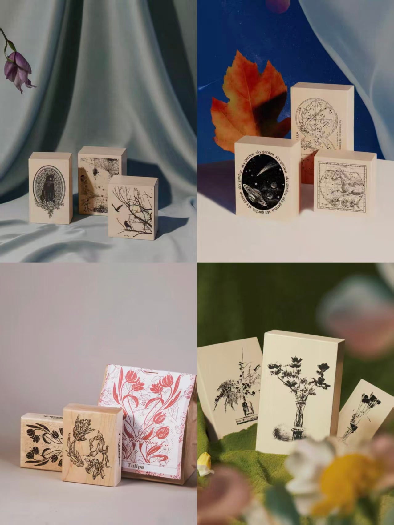 Wooden stamps