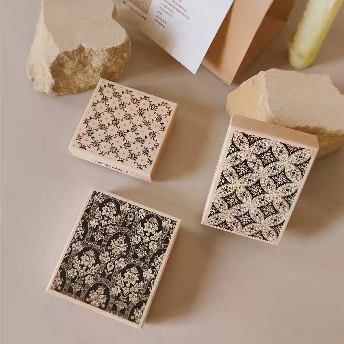 Wooden stamps