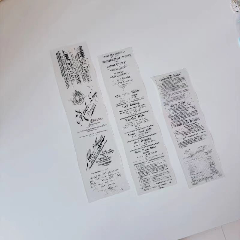 Journal Matte PET tape (10m/roll)