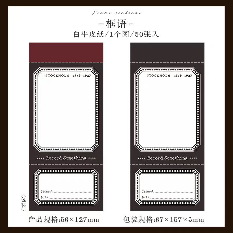 Journal sticky notes