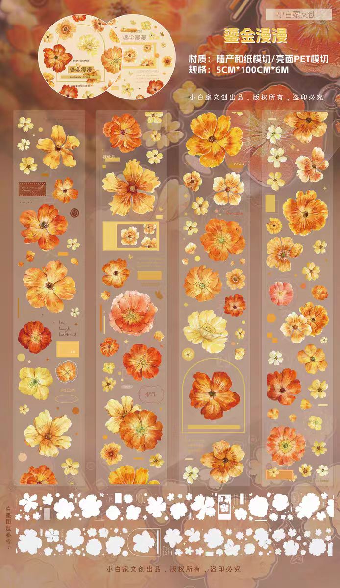 Journal pre-cut tape (5cm*6m/roll)