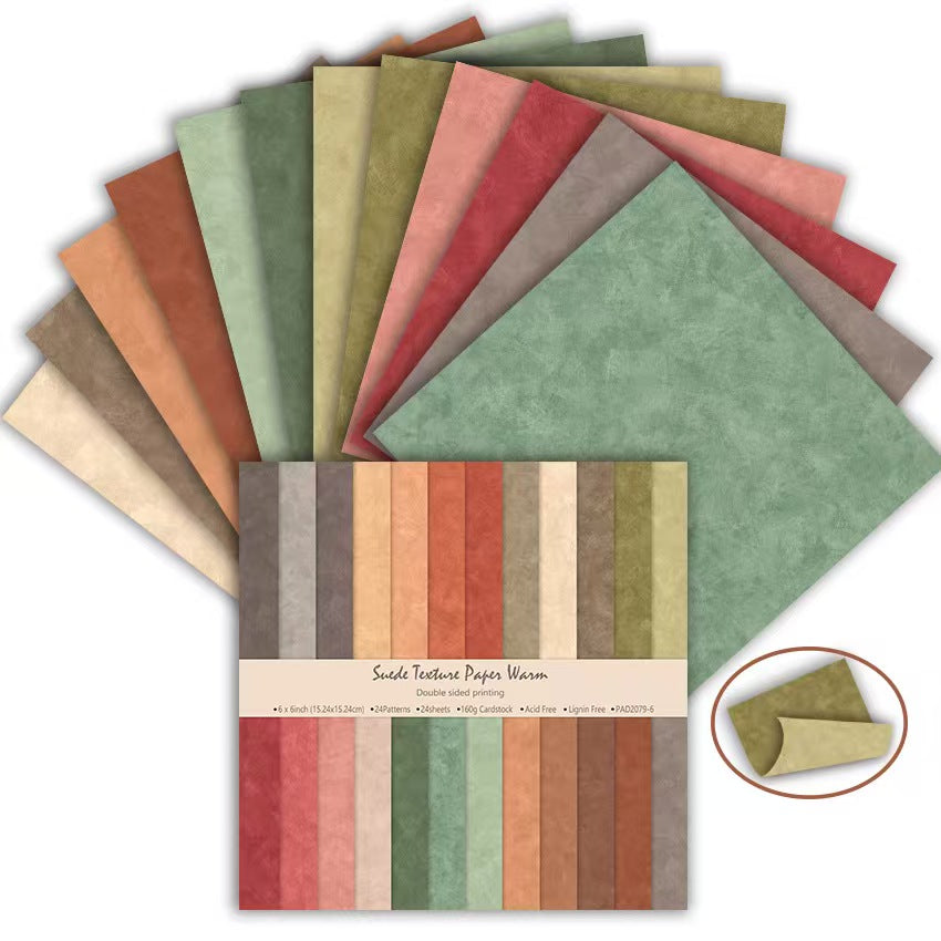 Journal double-side paper packs (6 inch) 24 sheets/pack