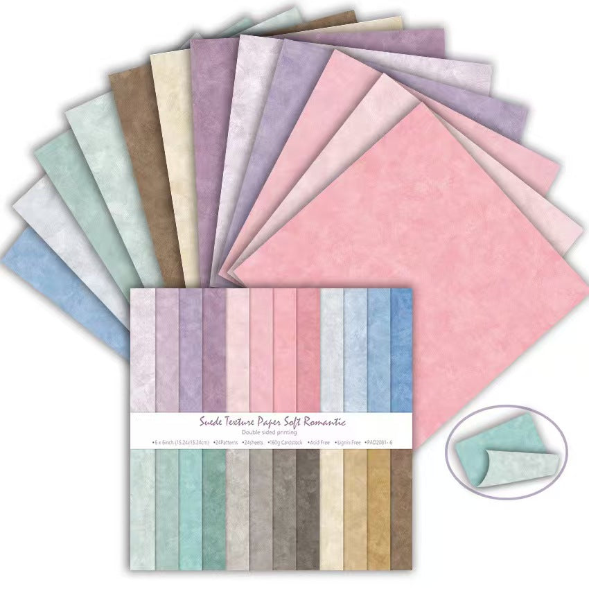 Journal double-side paper packs (6 inch) 24 sheets/pack