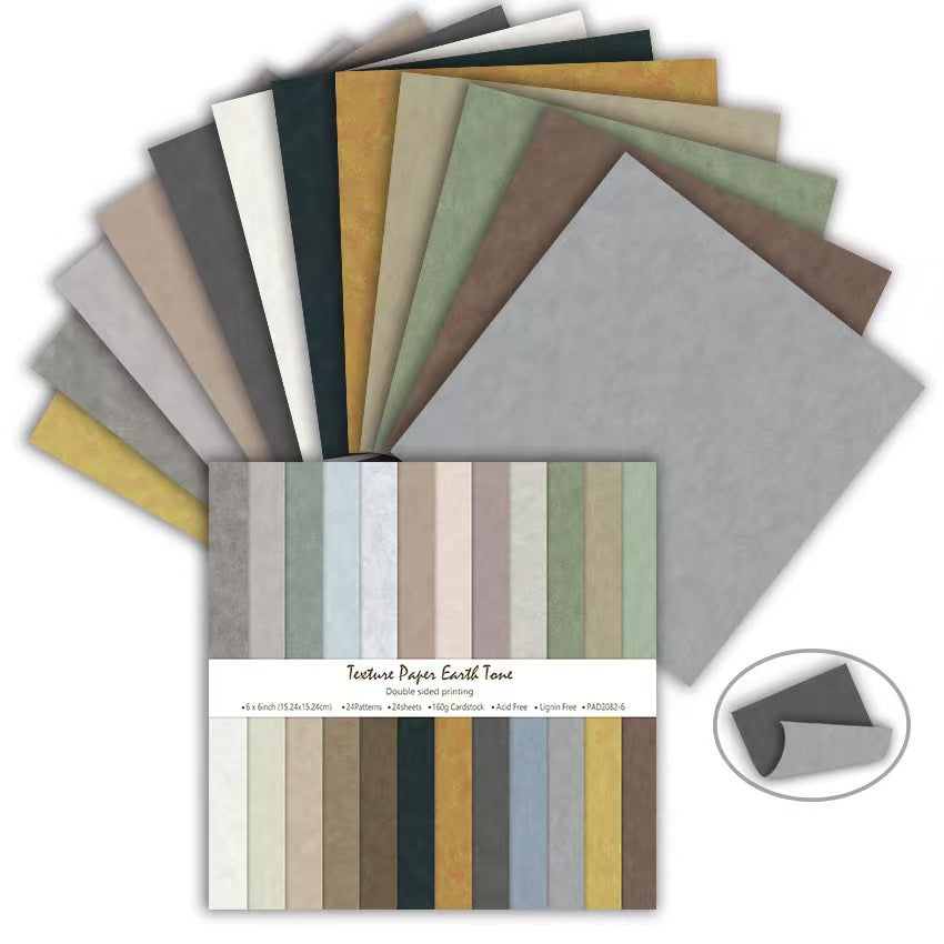 Journal double-side paper packs (6 inch) 24 sheets/pack