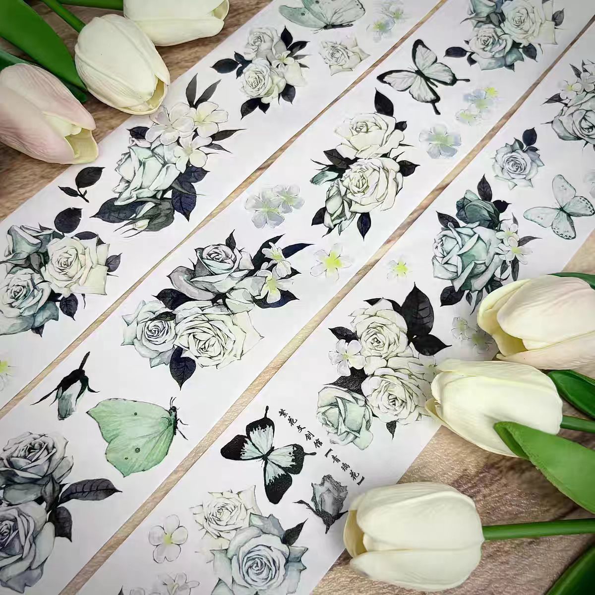 Journal flower PET tape (5m/roll)