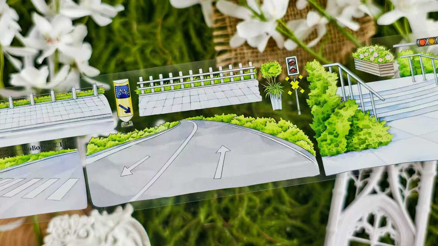 Journal PET landscape tape (5m/roll)