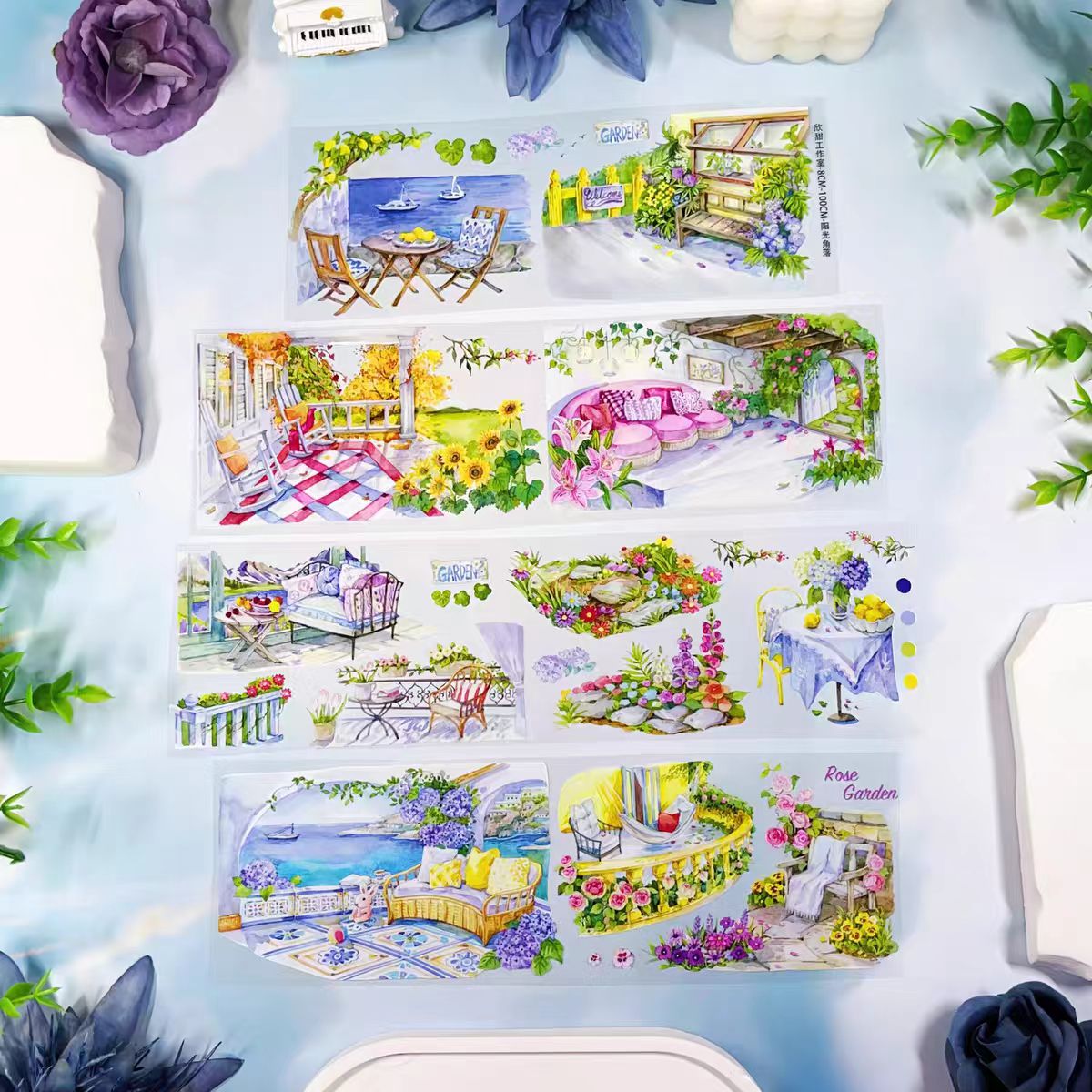 Journal PET landscape tape (5m/roll & 10m/roll)