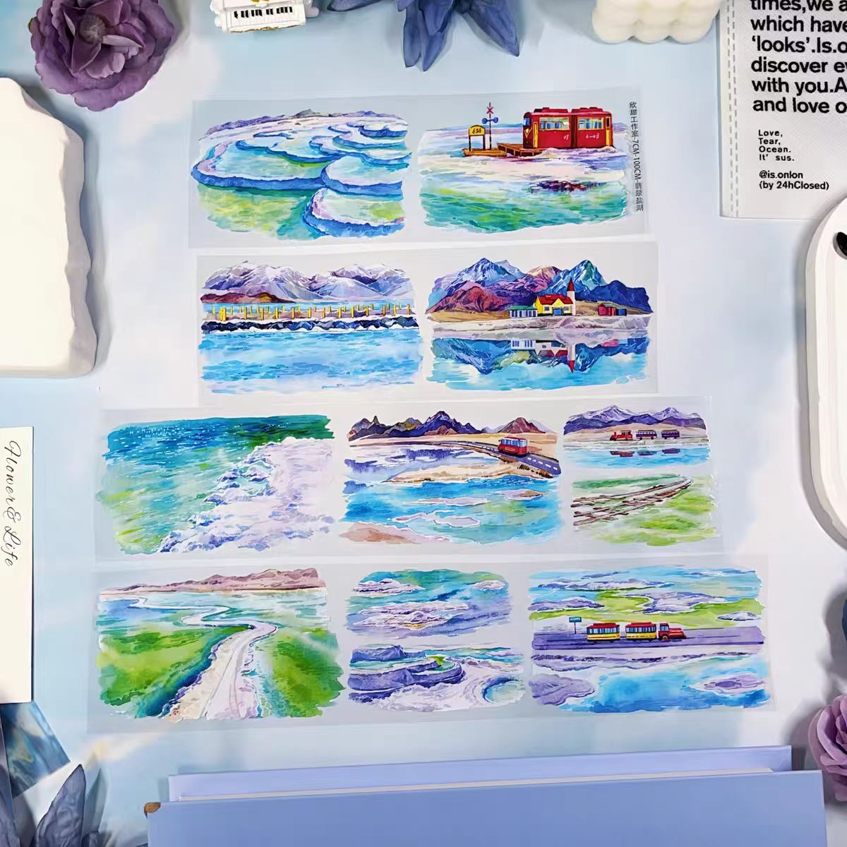 Journal PET landscape tape (5m/roll & 10m/roll)