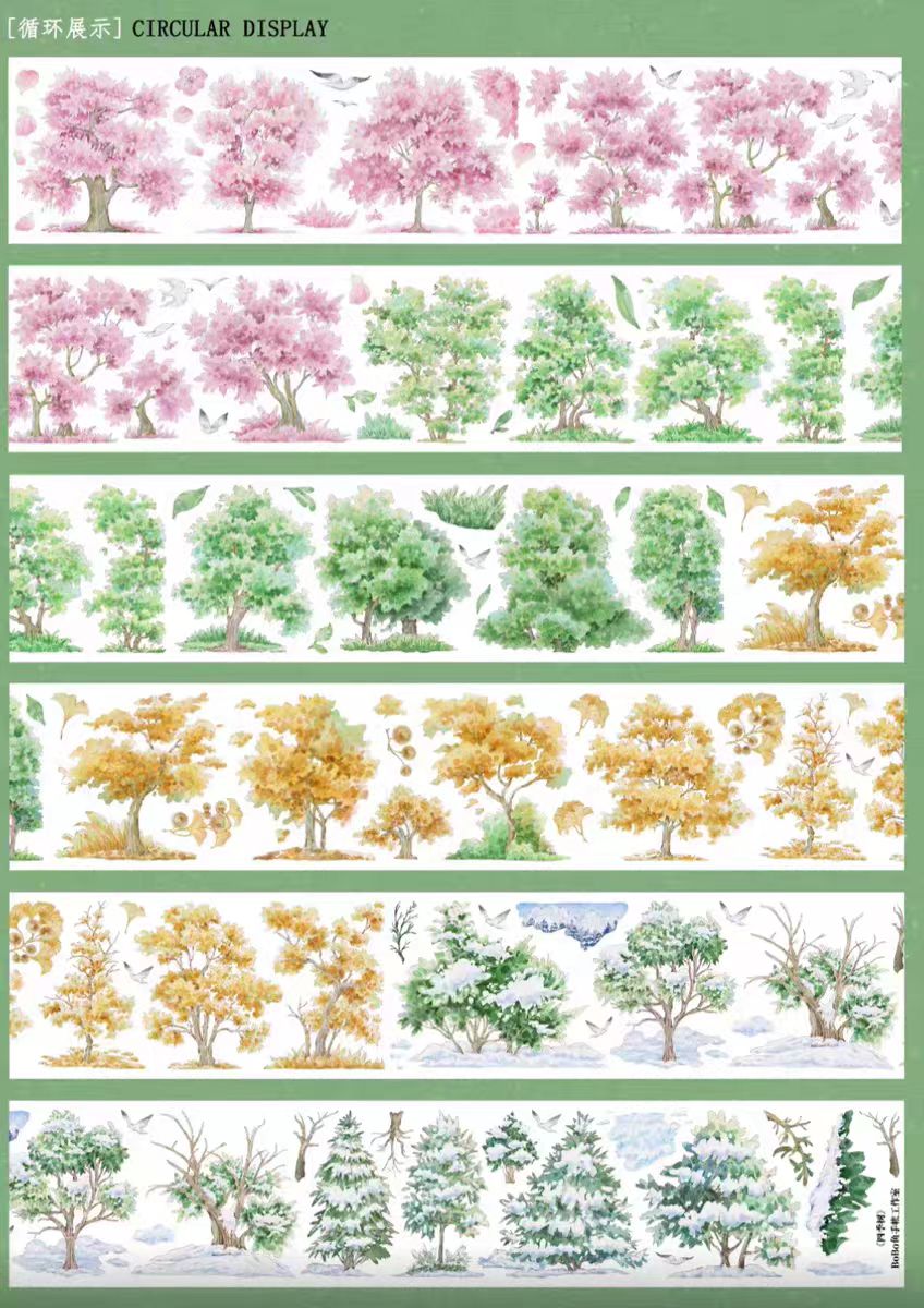 Journal Landscape PET tape (5m/roll)