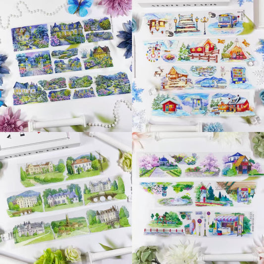 Journal landscape PET tape (10m/roll)