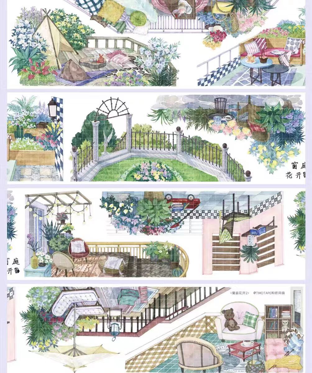 Journal landscape PET tape (5m/roll)