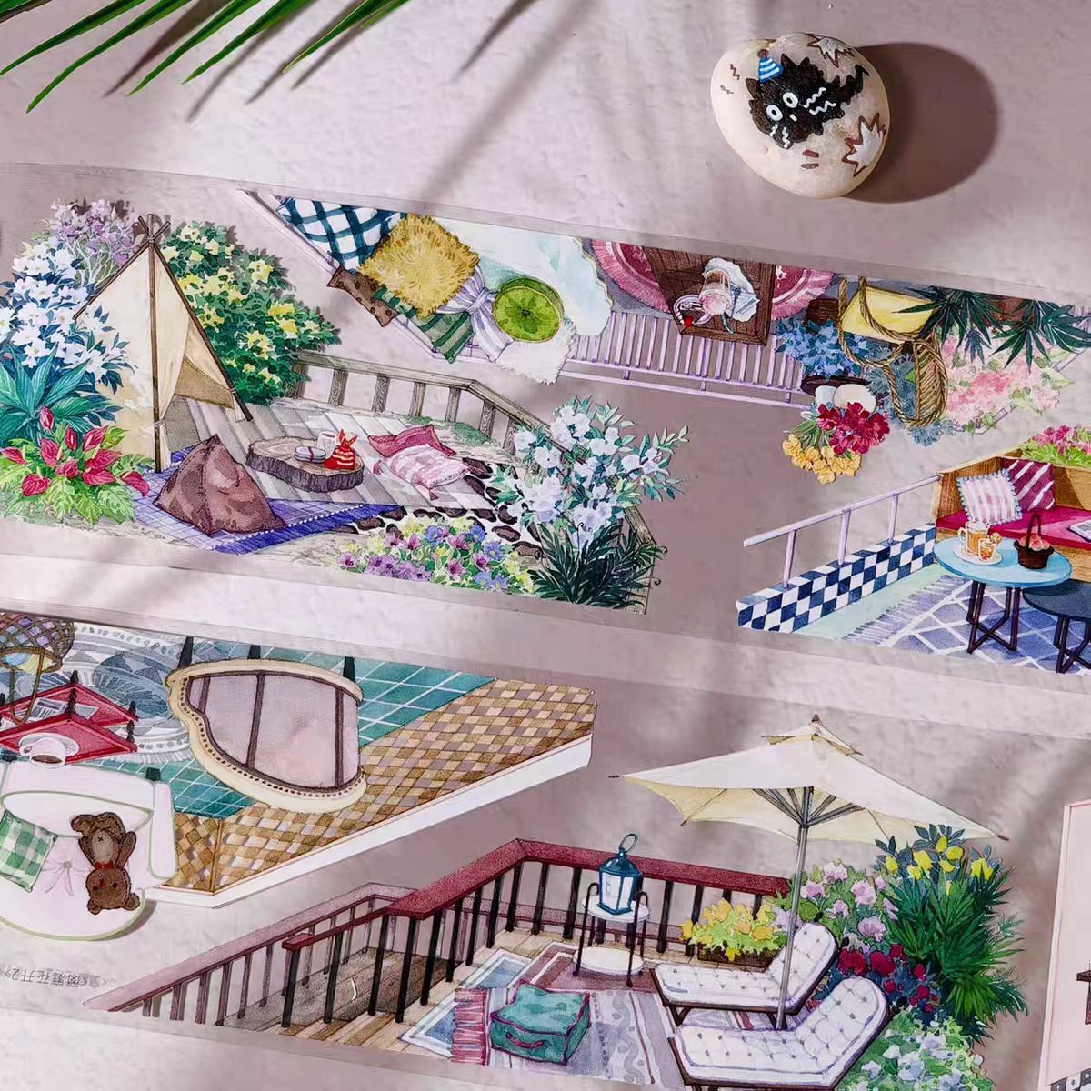 Journal landscape PET tape (5m/roll)