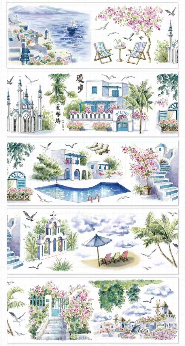 Journal landscape PET tape (10m/roll)