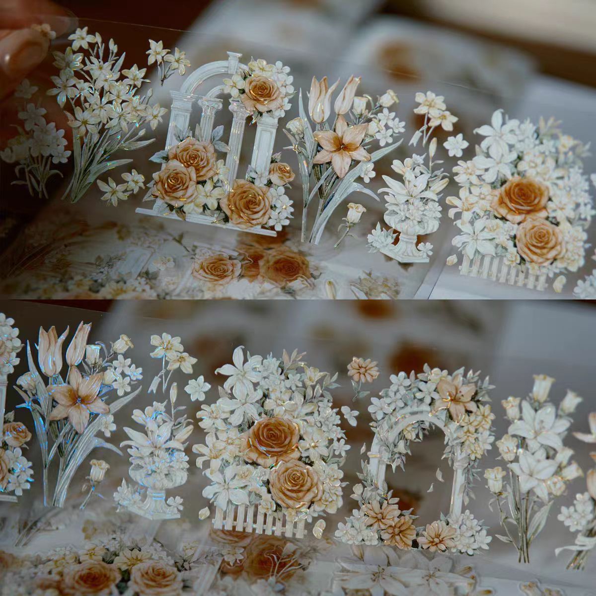 Journal Flower tapes (6m/roll)