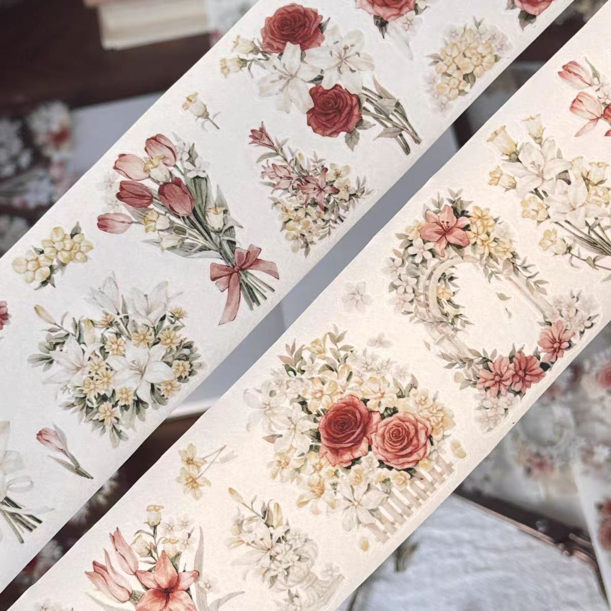 Journal Flower tapes (6m/roll)