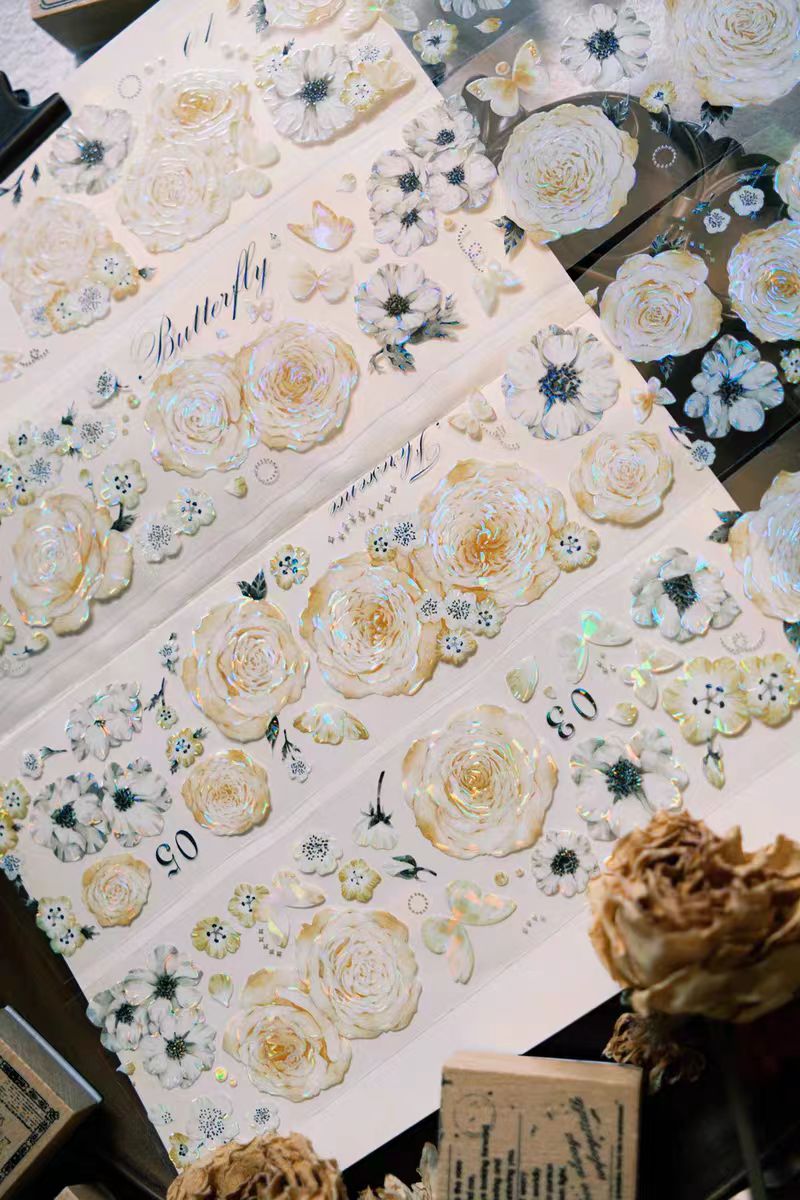 Journal Flower tapes (6m/roll & 10m/roll)