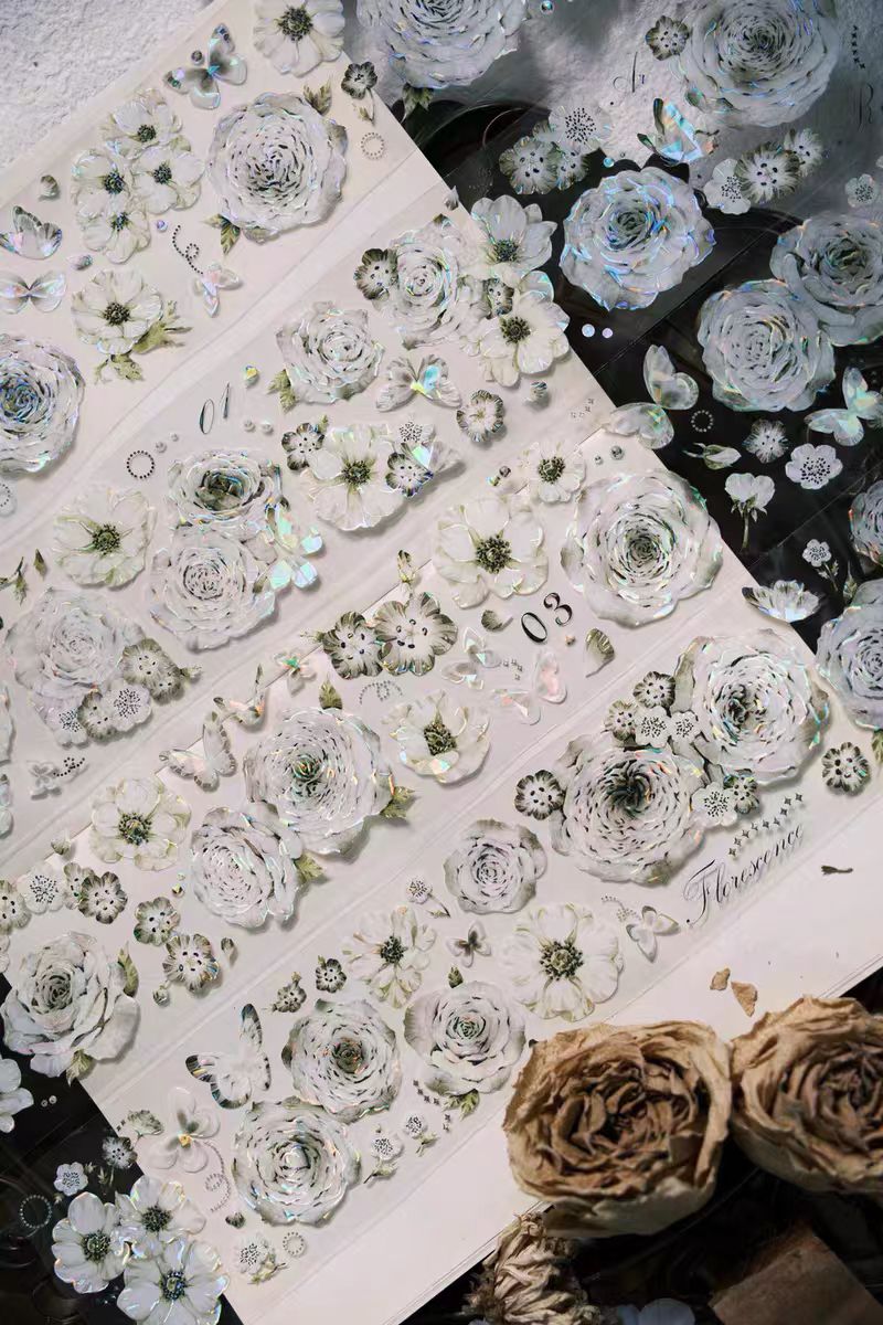 Journal Flower tapes (6m/roll & 10m/roll)