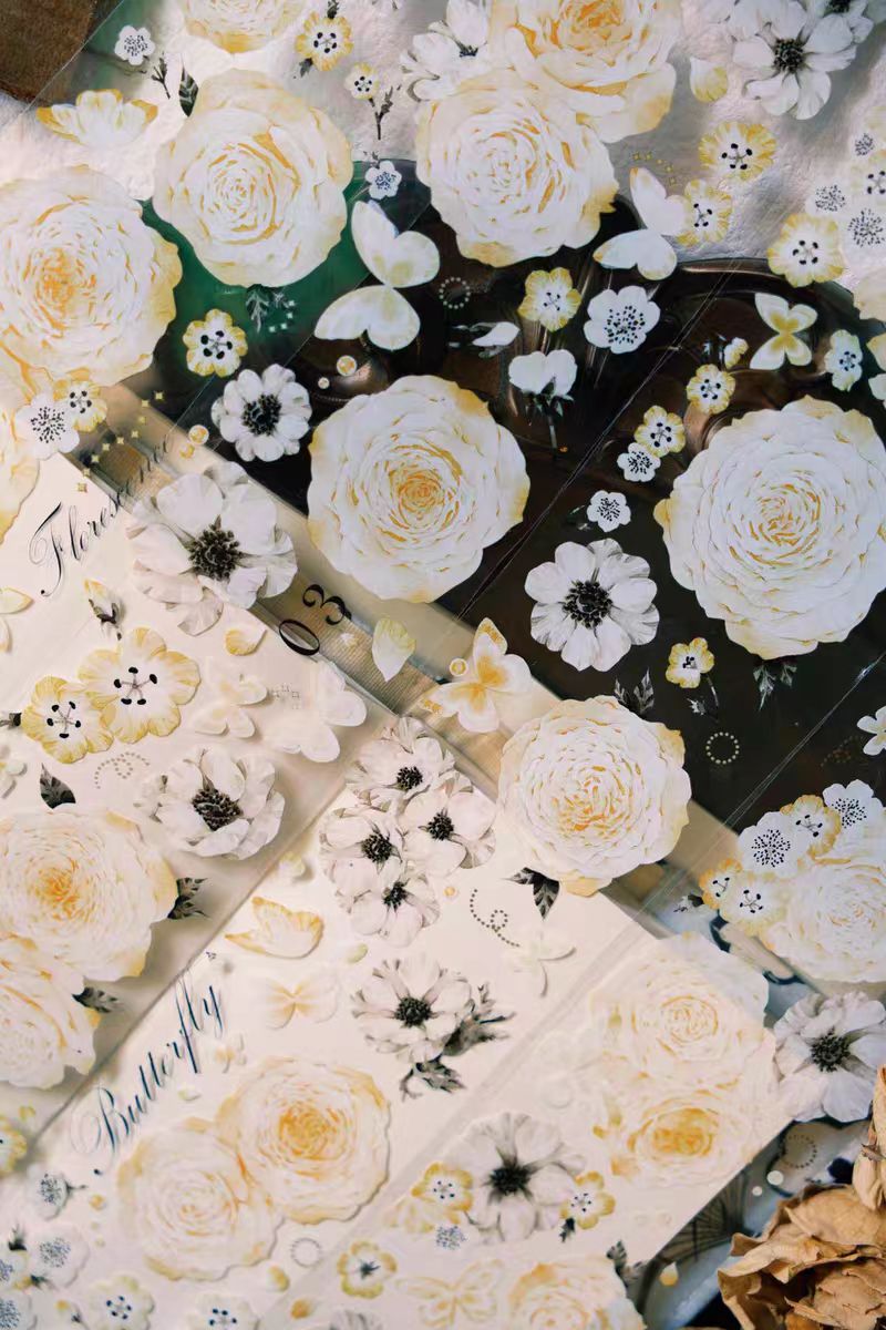 Journal Flower tapes (6m/roll & 10m/roll)