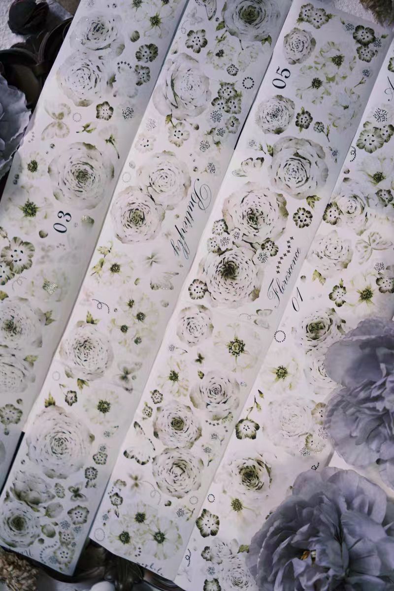 Journal Flower tapes (6m/roll & 10m/roll)