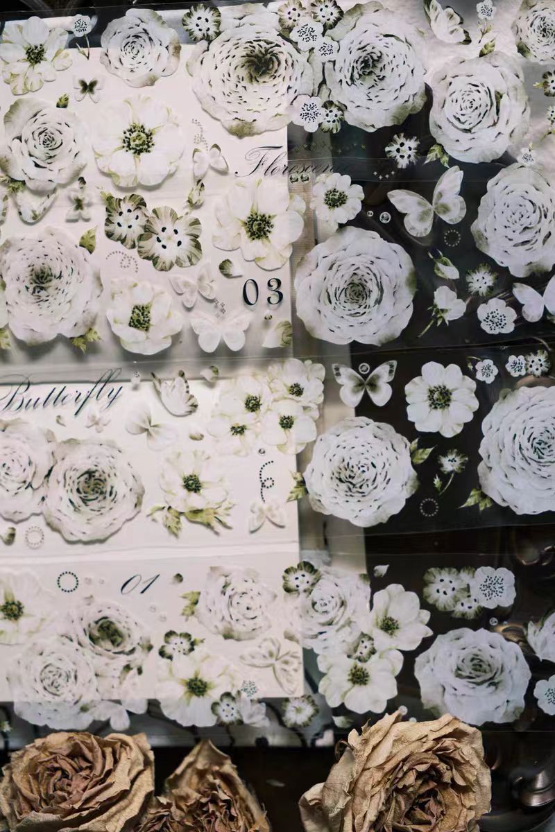 Journal Flower tapes (6m/roll & 10m/roll)