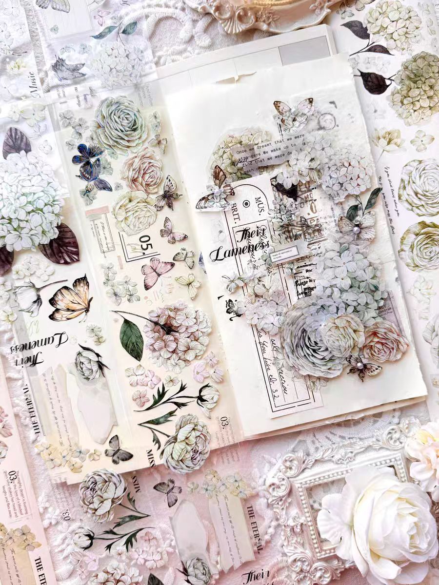 Journal Flower tapes (6m/roll & 10m/roll)