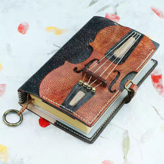 Leather loose-leaf notebook Handmade creative gift notebook