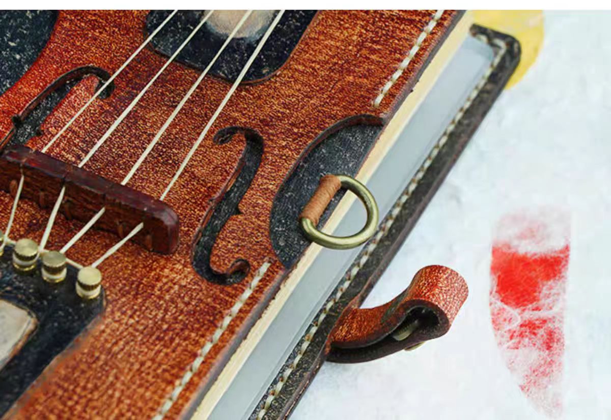 Leather loose-leaf notebook Handmade creative gift notebook