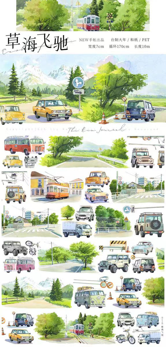 Journal landscape tape (7cm*10m/roll)